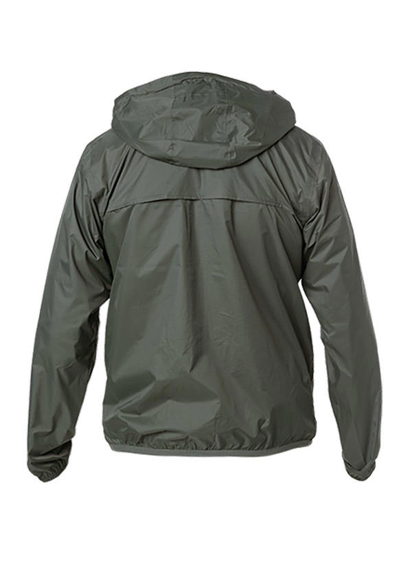 K-WAY, Regenjacke, Regular Fit, Mikrofaser wasserabweisend, dunkelkhaki
