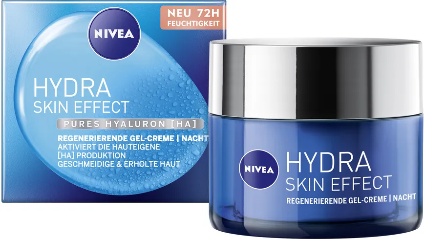 NIVEA Hydra Skin Effect Regenerierende Gel-Creme Nacht 50 ml