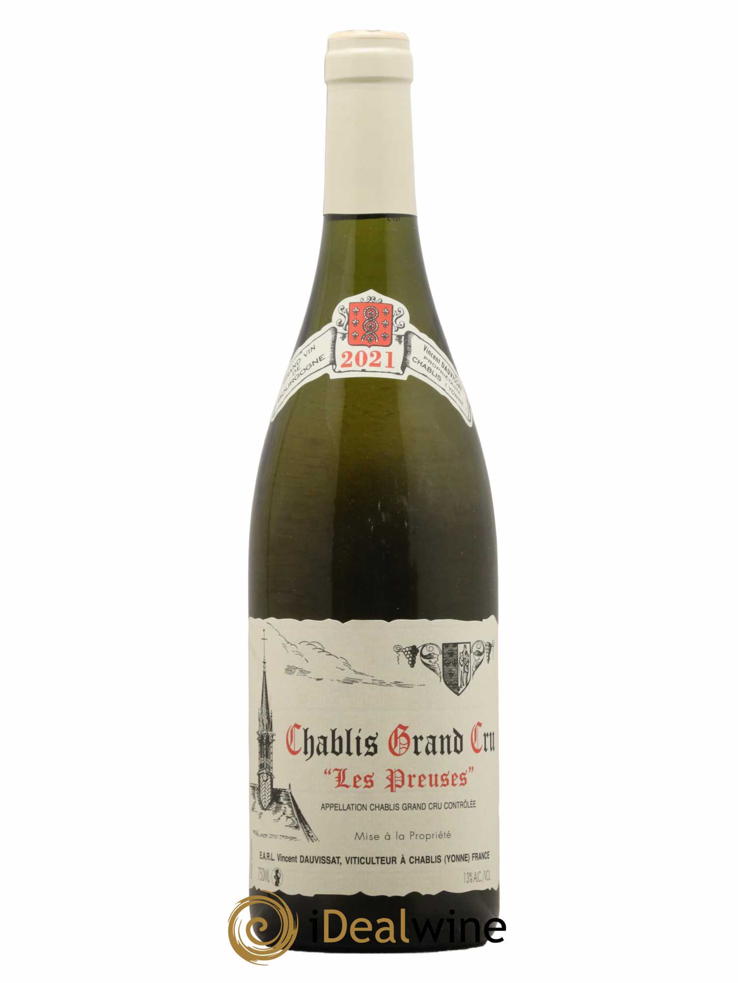 Chablis Grand Cru Les Preuses Vincent Dauvissat (Domaine)  2021 - Lot de 1 Bouteille