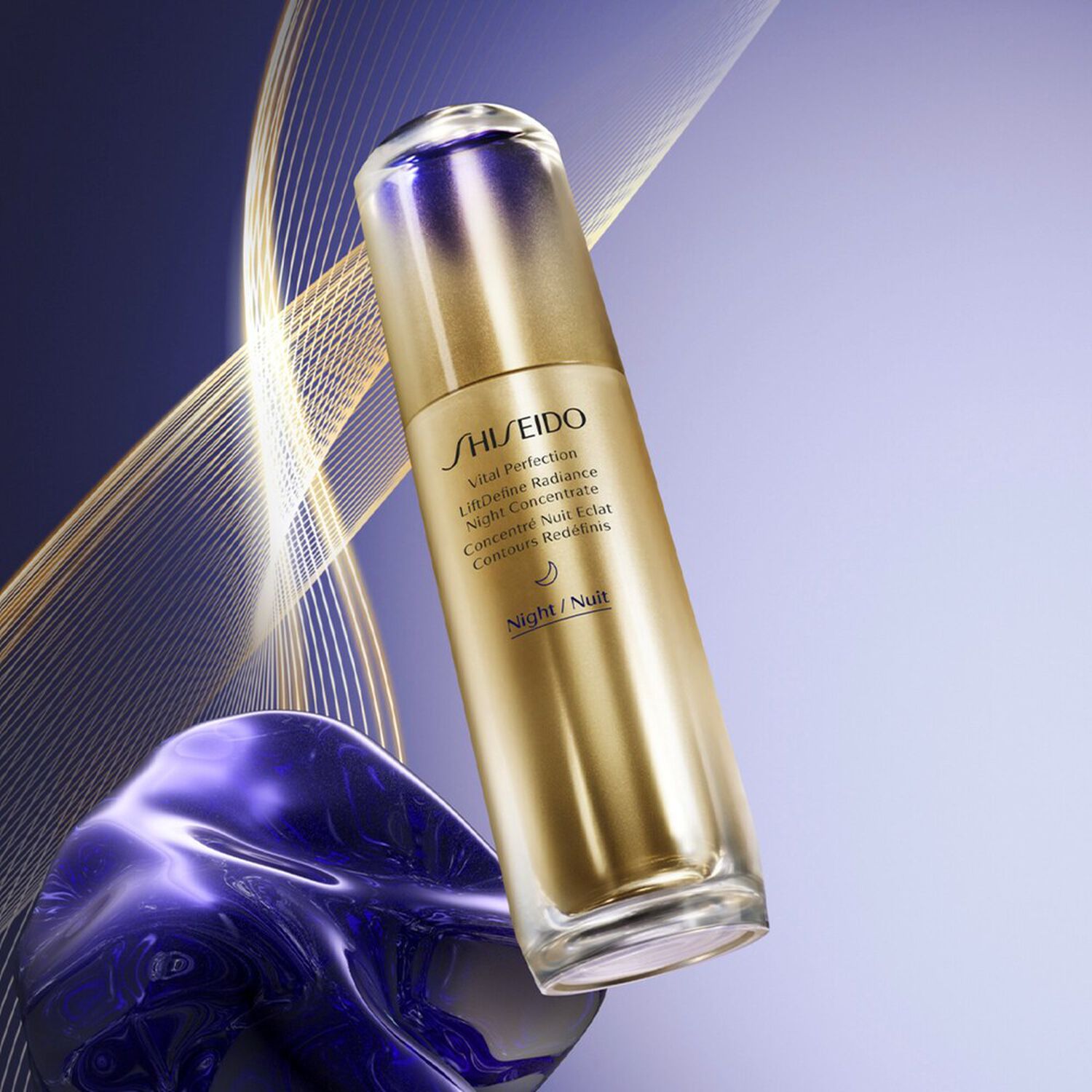 Shiseido Vital Perfection Sérum Concentré Nuit Eclat Contours Redéfinis