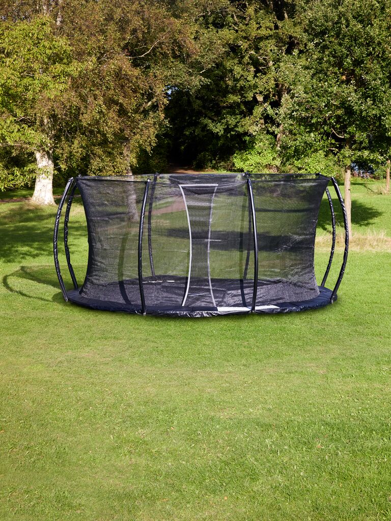 Trampolina do ziemi FALK FALK Ø396 z siatką czarna