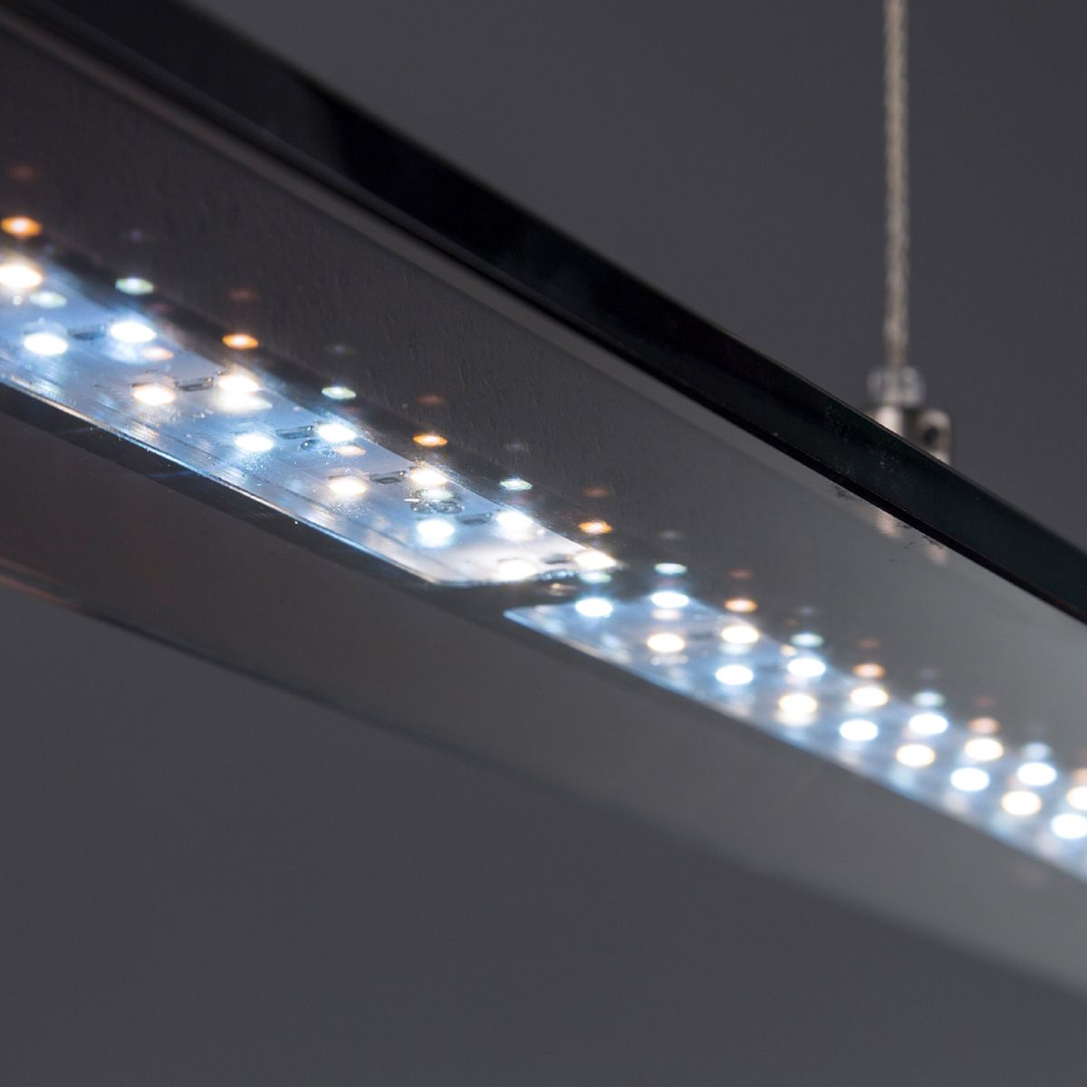 Fischer & Honsel LED Pendelleuchte Tenso TW 88 cm sandschwarz
