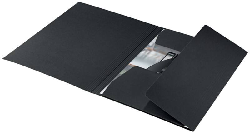Leitz Eckspannmappe Schwarz Recycelt 100% Karton