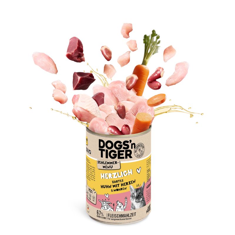 Sparpaket Dogs'n Tiger Schlemmermenü 12 x 400 g