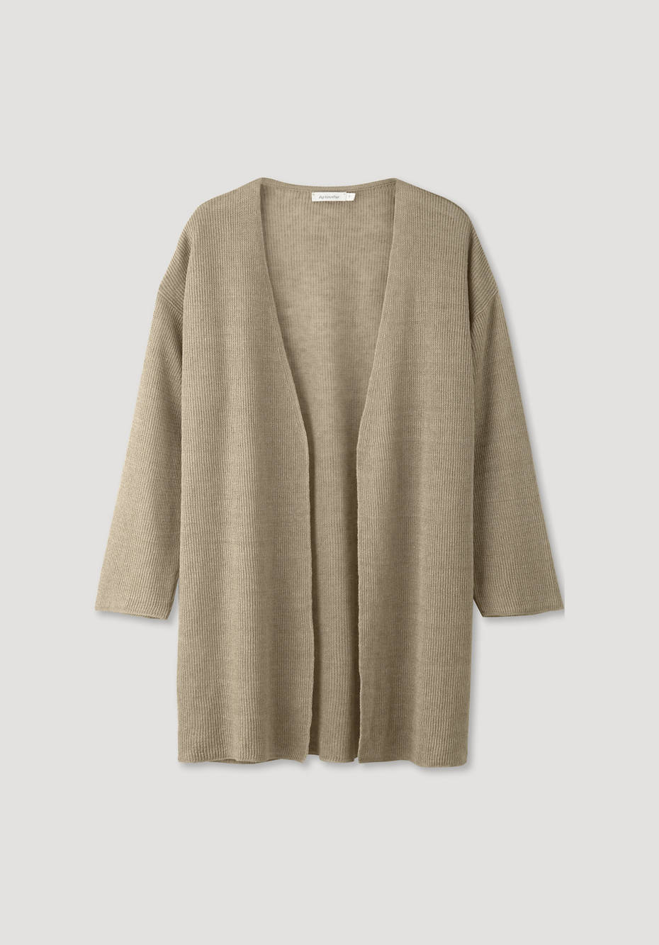 Strickjacke aus reinem Bio-Leinen