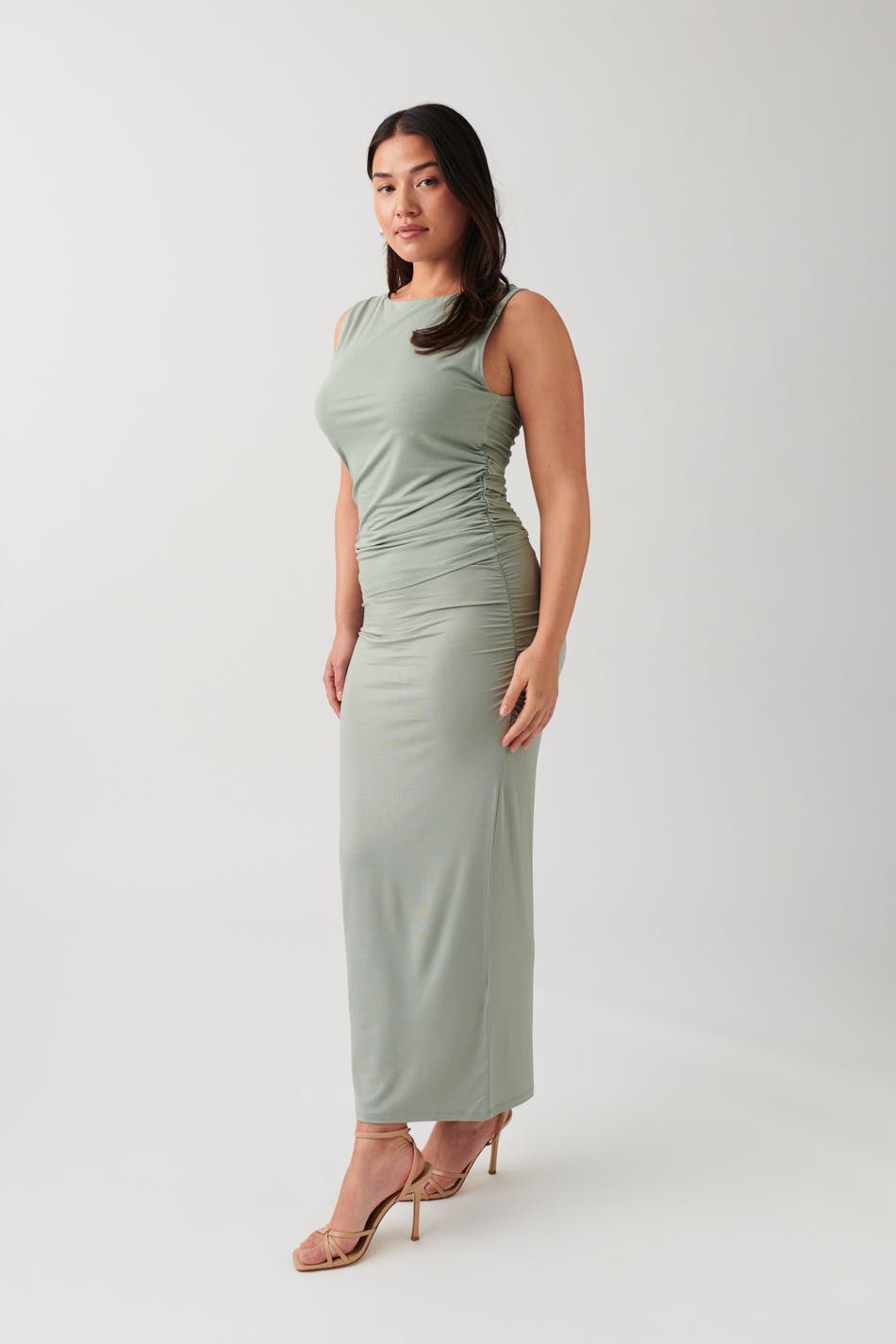 Soft touch ruched skirt