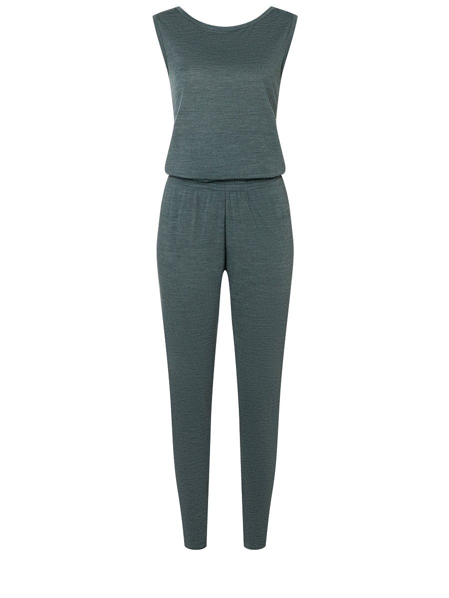 SUPER.NATURAL Jumpsuit Merino Overall W FEEL GOOD JUMPER pflegeleichter Merino-Materialmix
