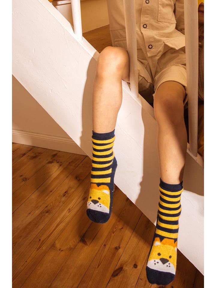 ewers Stoppersocken 3er Pack Löwe in bunt günstig kaufen