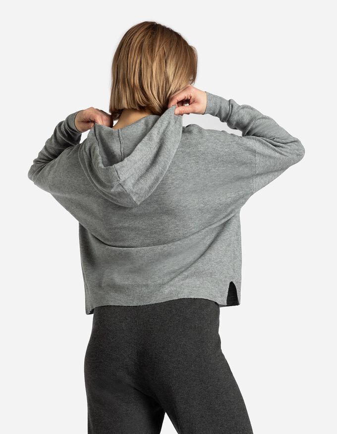 Hoodie - Viskose-Mix