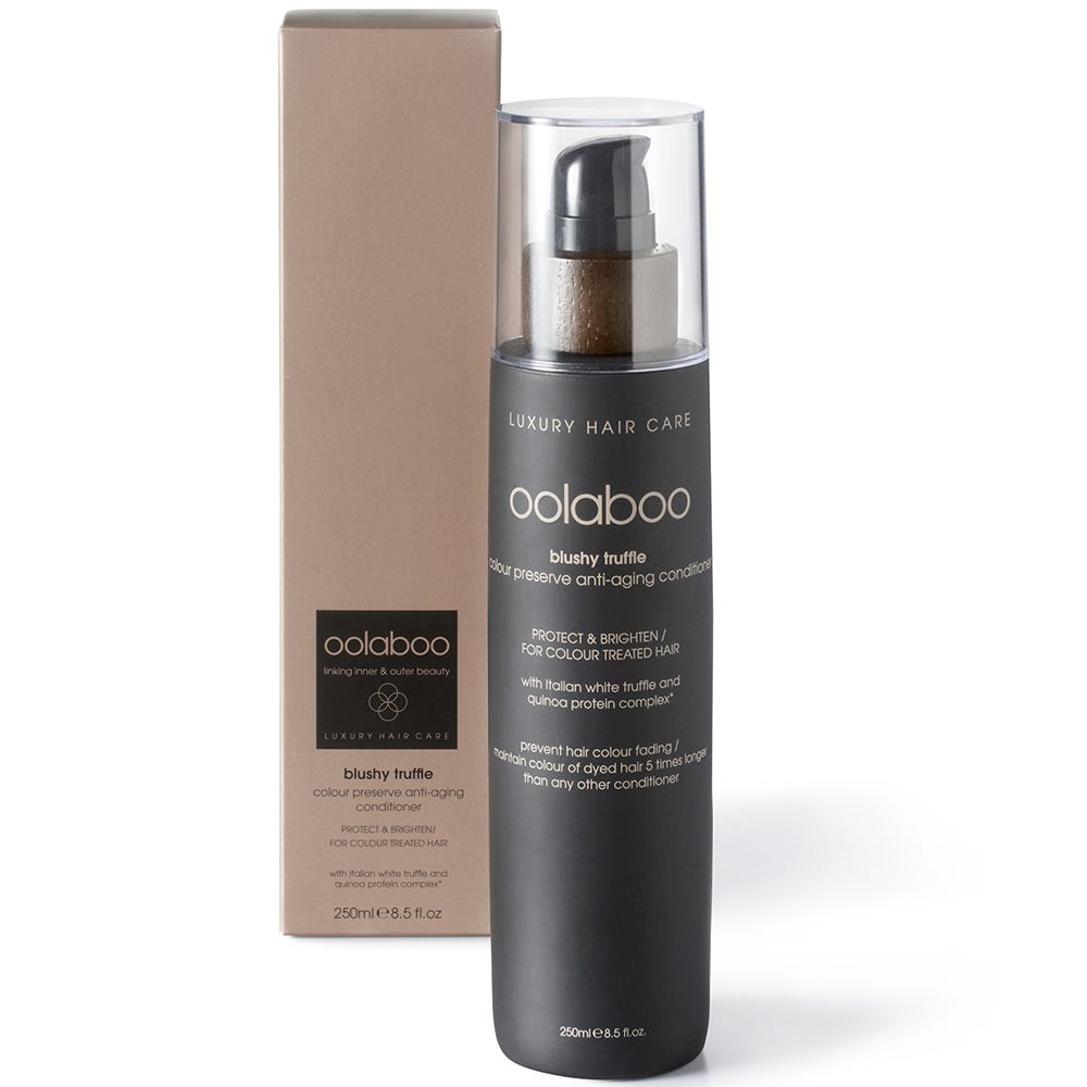 oolaboo BLUSHY TRUFFLE colour preserve anti-aging conditioner 250 ml
