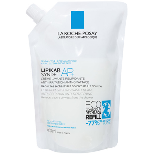 ROCHE-POSAY Lipikar Syndet AP  Nachfüllpack  400 ml  Gel