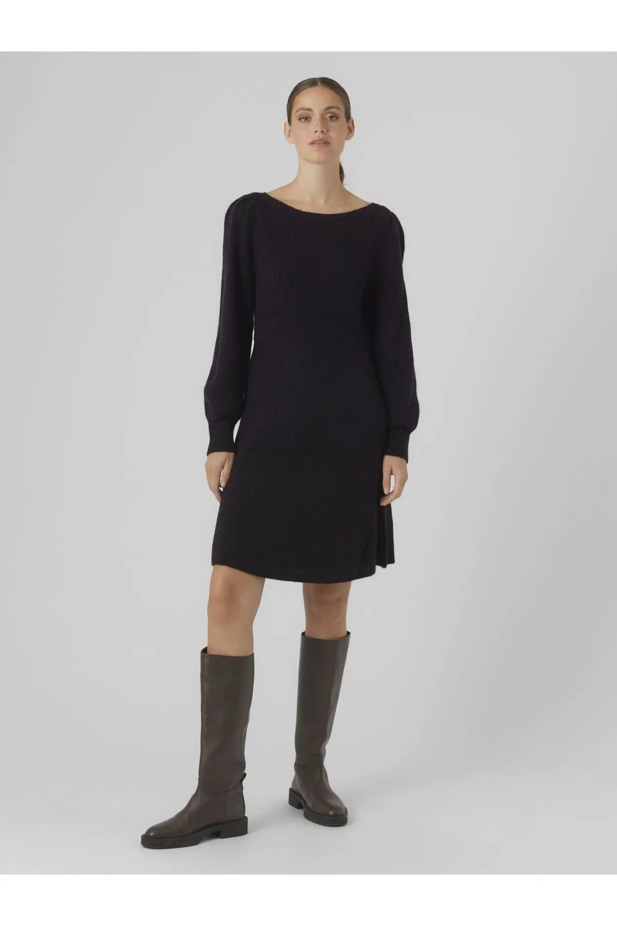 Vero Moda  Strickkleid VMFLAVOUR LS ABK DRESS GA EXC