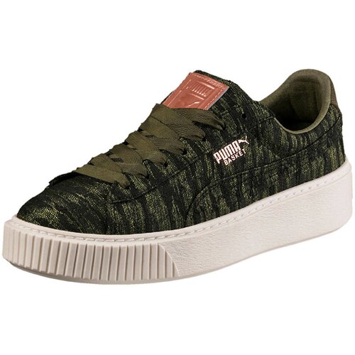 DAMEN SNEAKERS BASKET PLATFORM VELVET ROPE