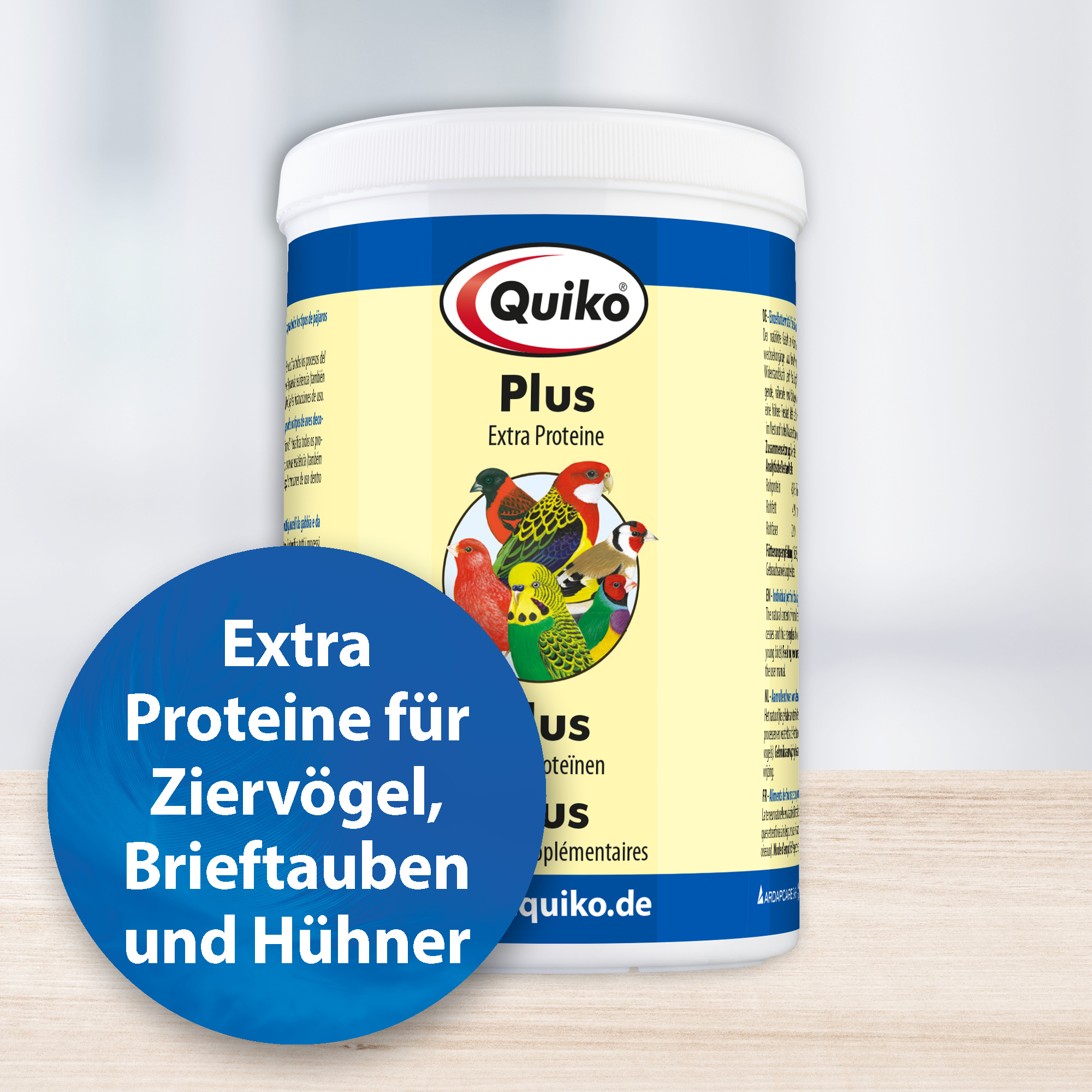 Quiko Ergänzungsfutter Quiko Plus 400 g: Extra Proteine für Jungvögel