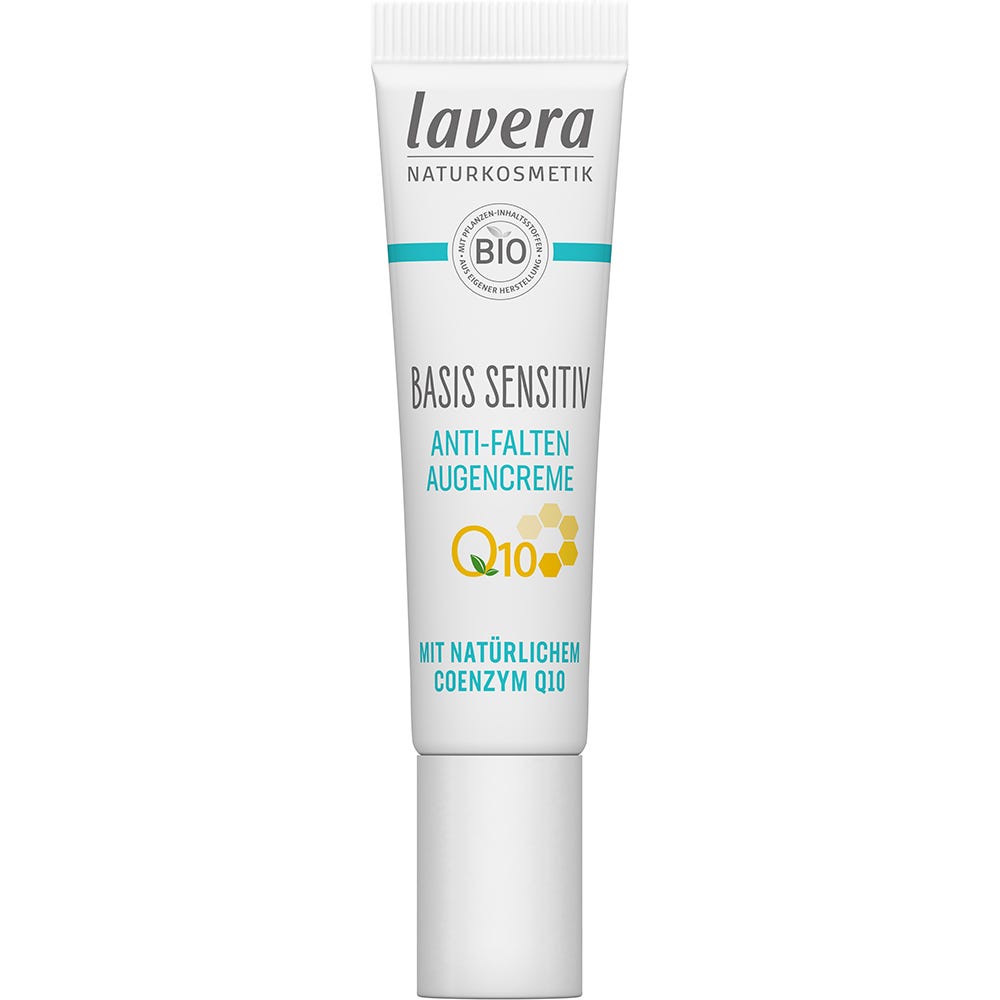 Lavera Basis Sensitiv Antifalten Augencreme Q10 15 ml