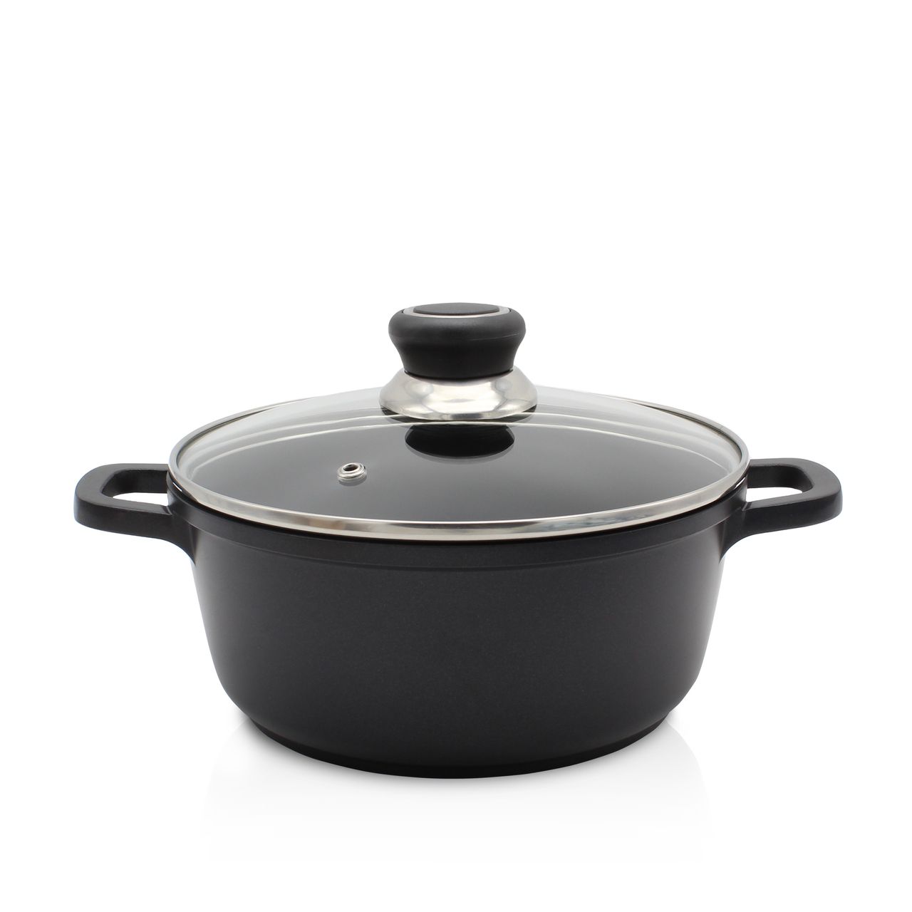 Karl Krüger Aluguss Fleischtopf DELTA mit Deckel, 16 cm
