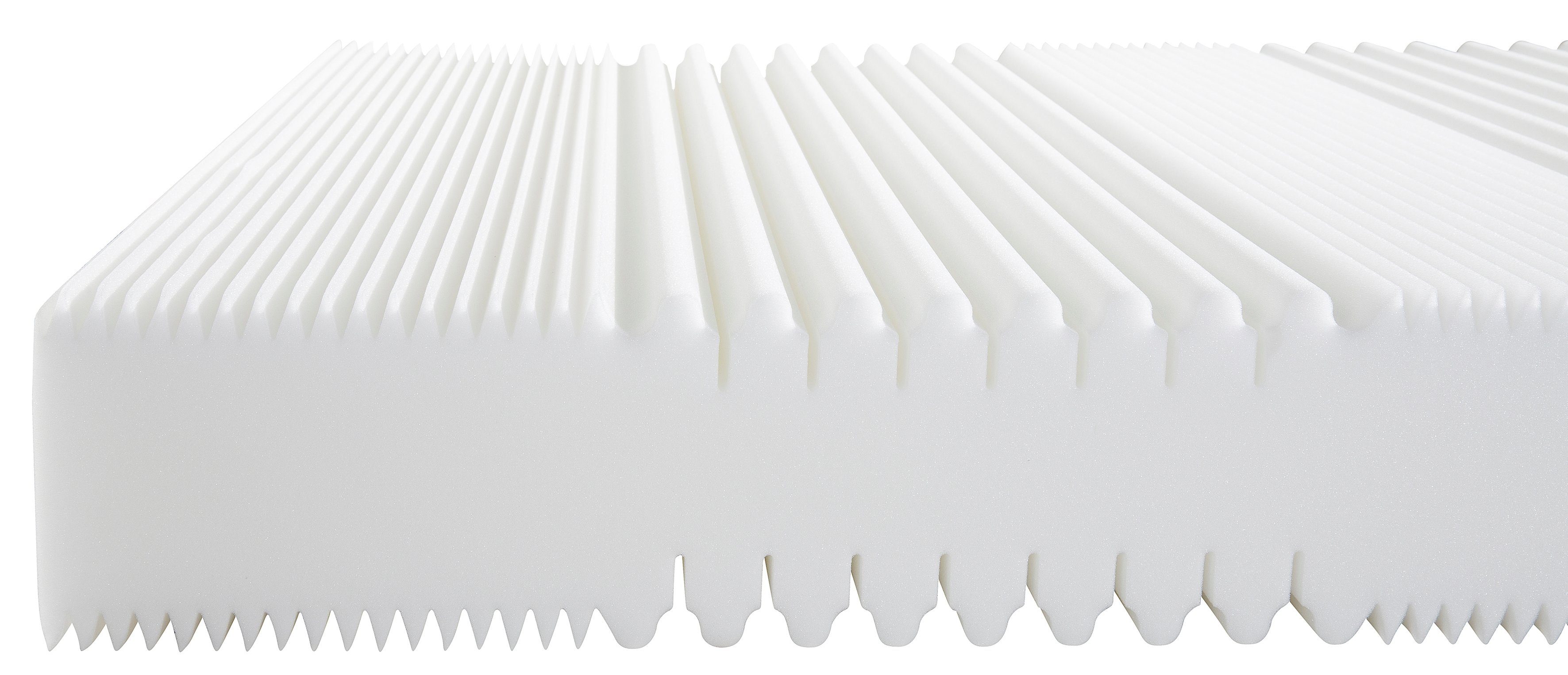 Komfortschaummatratze Dura Flex KS (2er Set), Beco, 18 cm hoch, passend zum Lattenrost-Doppelpack 