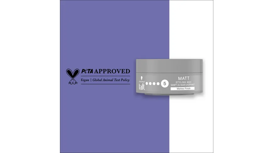 TAFT Matt Styling Wax 75ml Halt 5 Glanz 2 75 ml