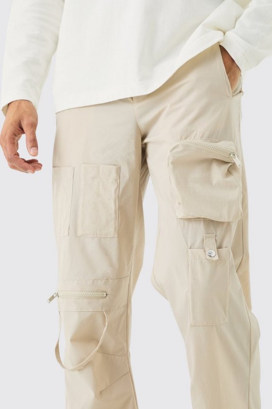 Lockere Cargo-Hose mit Taschen