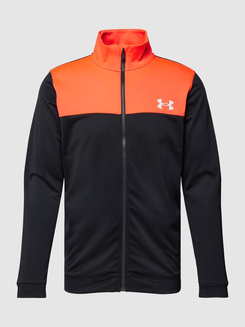 Trainingsanzug mit Label-Print in schwarz