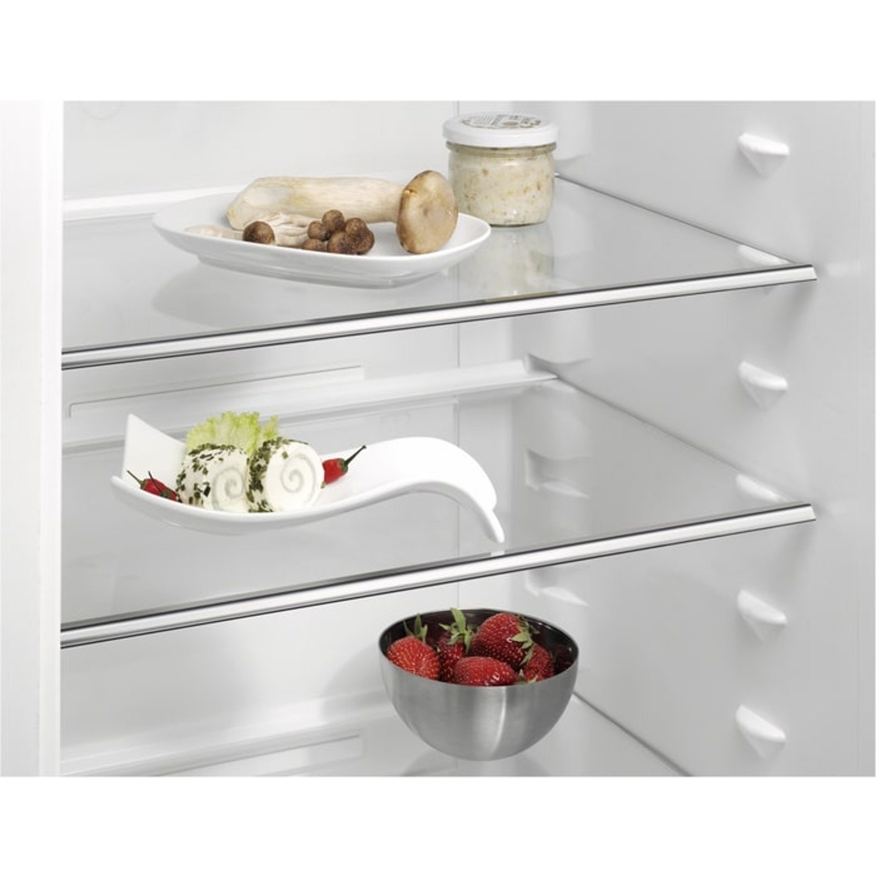 AEG Einbaukühlgefrierkombination SFB612F1AF 933033337, 122.4 cm hoch, 55.6 cm breit, verstellbare Glasablagen