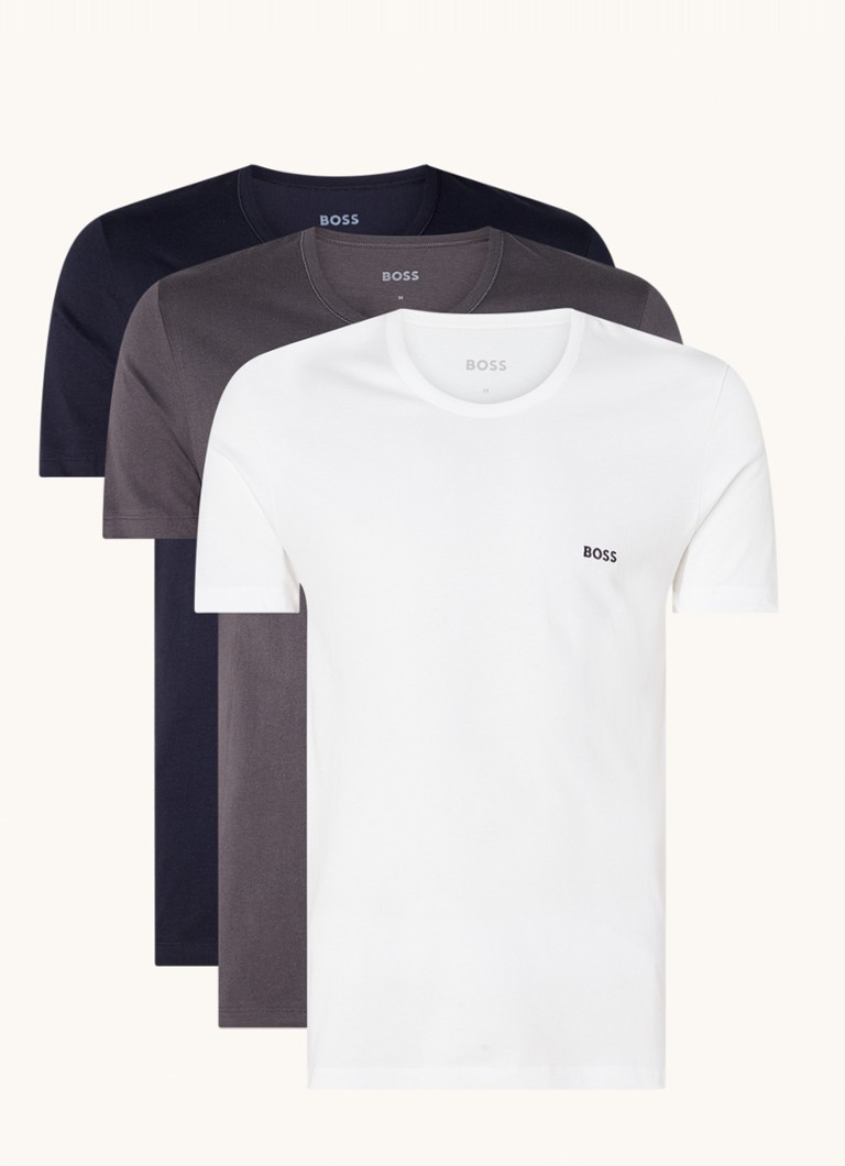 HUGO BOSS -paidat, pyöreä pääntie, 3 kpl
