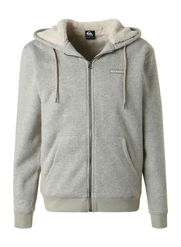 Quiksilver, Kapuzenjacke, Strick Teddyfutter, beige meliert