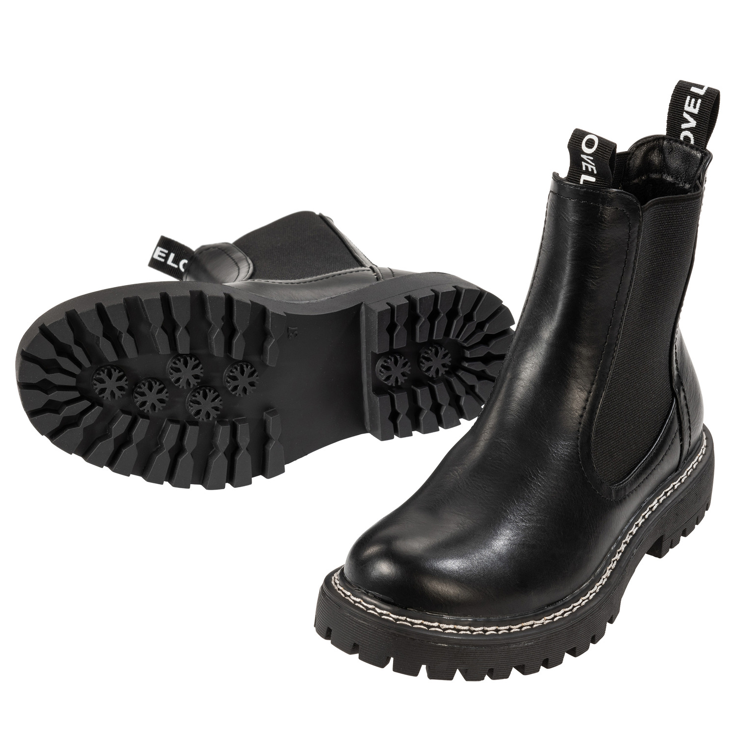 Palado Dedej, Chelsea Boots, Damen, Schwarz