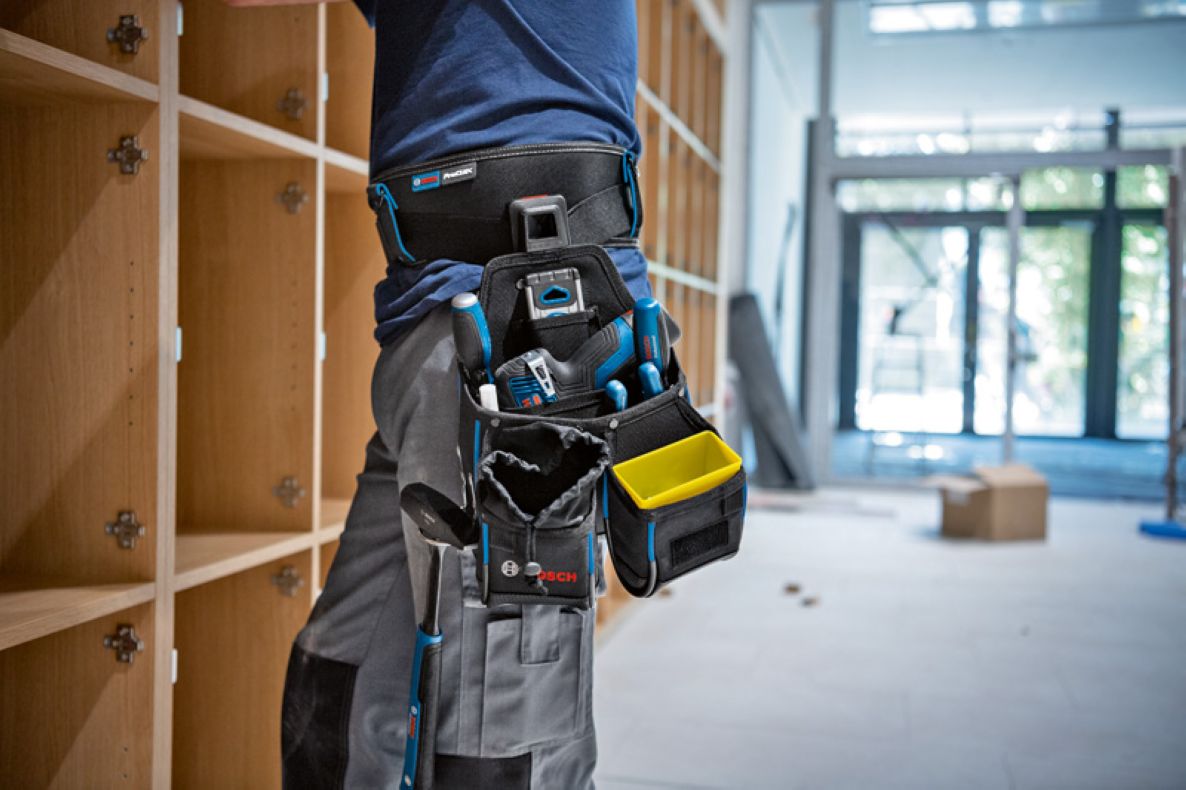 Bosch Blue Accessories 1600A0265P Verktygssats - 1 x Bälte 93 + 1 x GWT2 + 1 x GWT4 + 2 x Proclick Hållare Professional