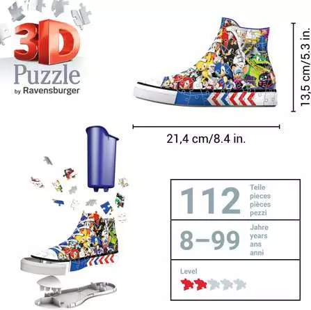 3D Puzzle Sneaker Sonic the Hedgehog