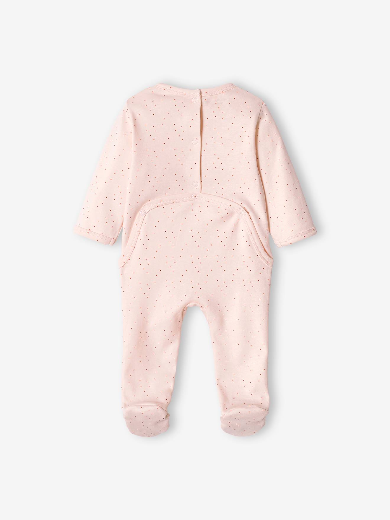 Vertbaudet 2er-Pack Mädchen Baby Strampler Oeko-Tex - zartrosa