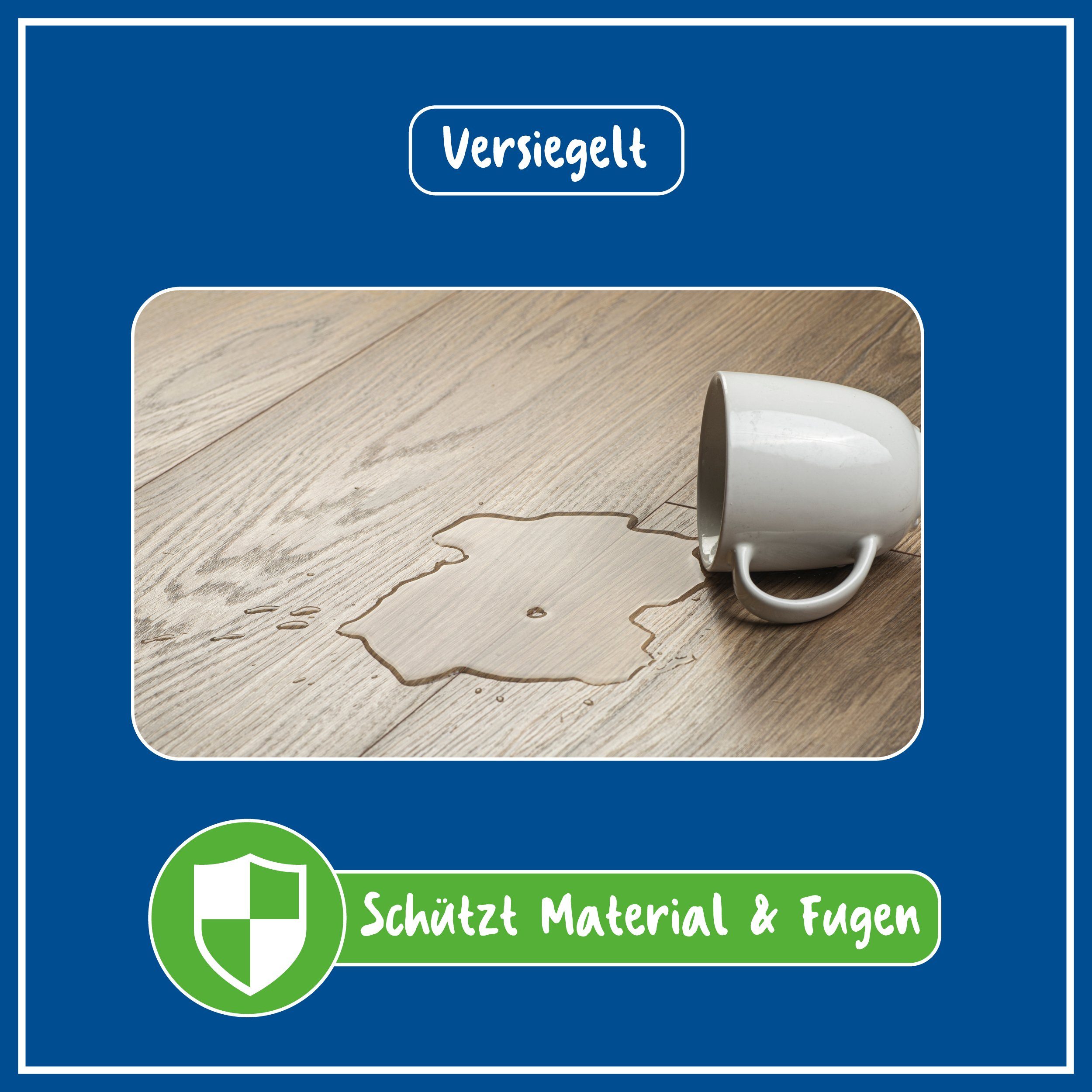 poliboy Laminat Renovierer - Sofort Versiegelung - 500ml - Laminatreiniger (lang anhaltenden Glanz und Schutz für Laminatböden - Made in Germany)
