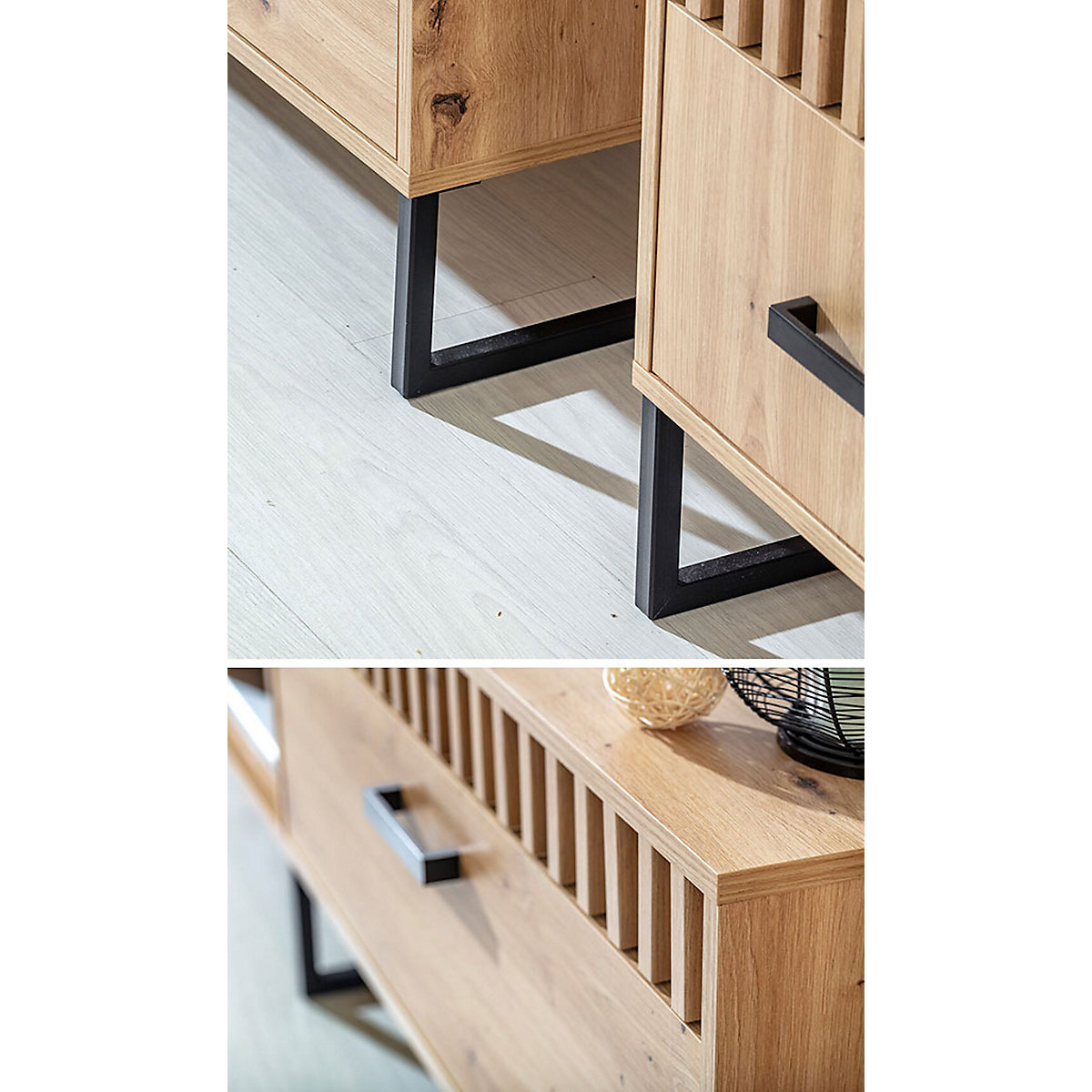 Schreibtisch Bürotisch Lamelix 135x50x83cm
