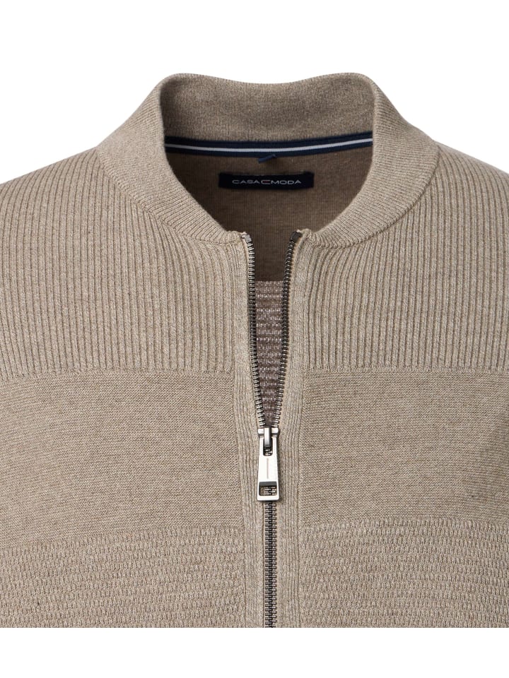 CASAMODA Strickjacke in Beige günstig kaufen