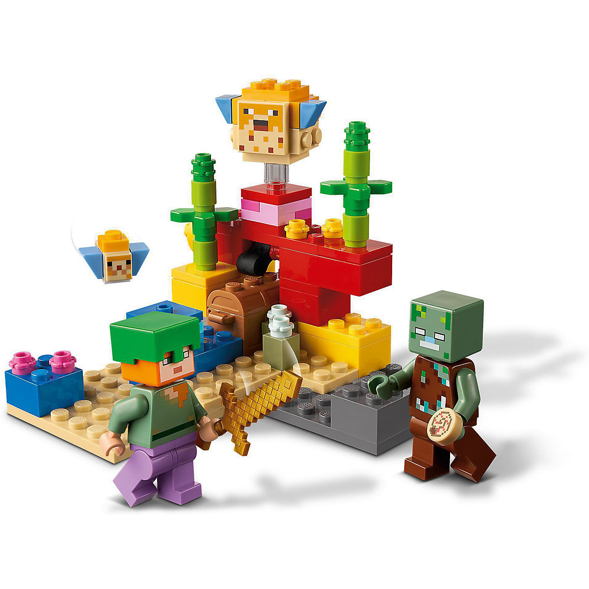 LEGO® Minecraft 21164 Das Korallenriff