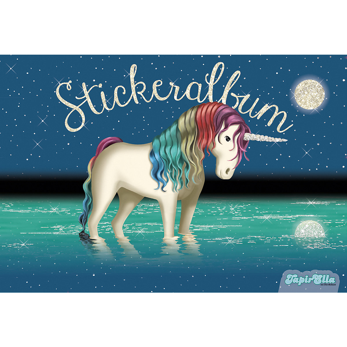 Stickeralbum Einhorn Lunabelle, inkl. Sticker