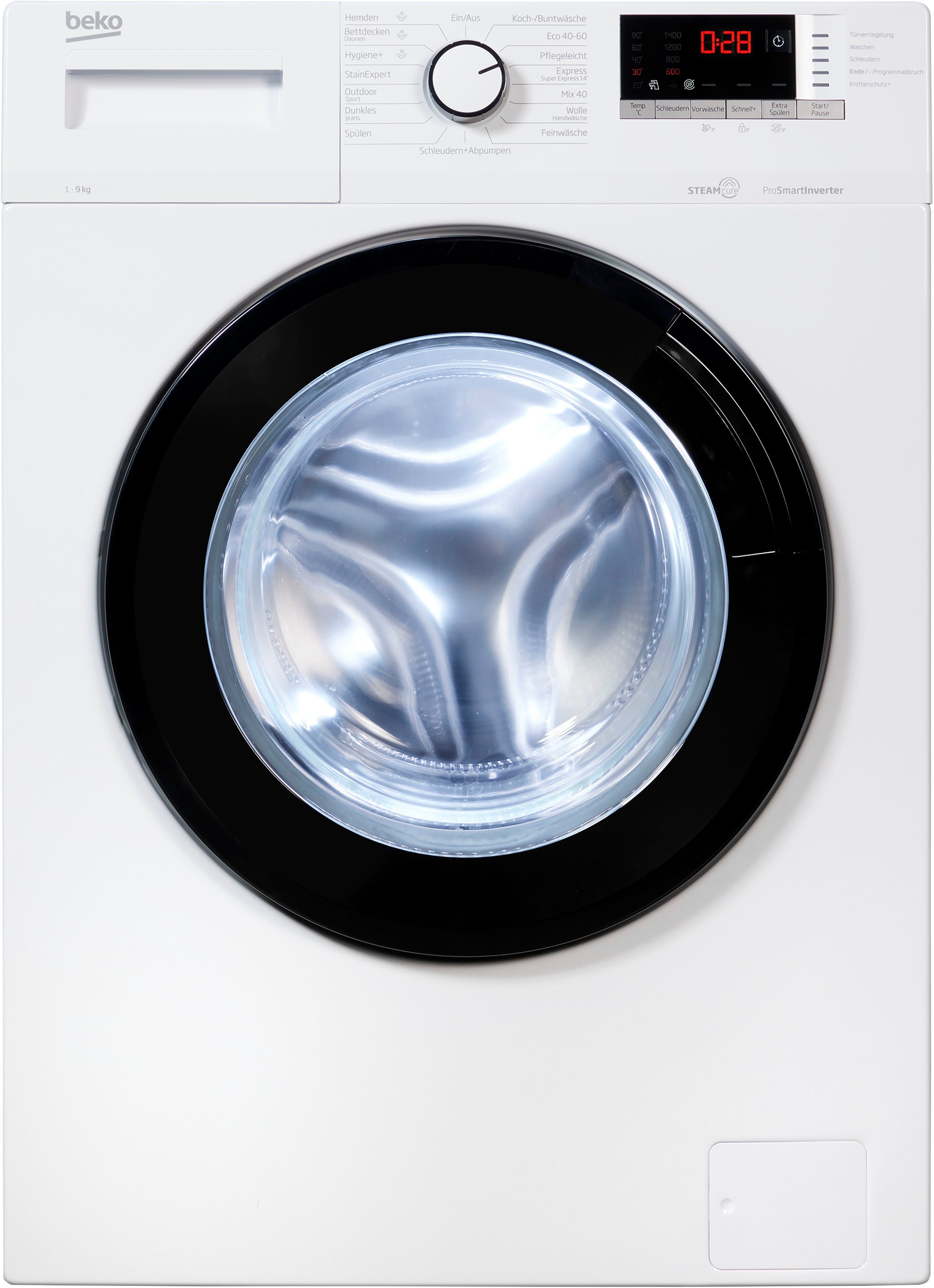 BEKO Waschmaschine WMO922A 7171742200, 9 kg, 1400 U/min, 4 Jahre Herstellergarantie