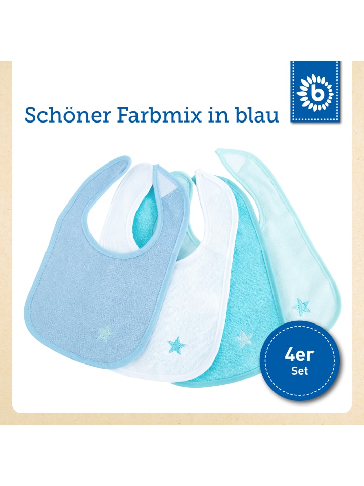 Bieco Spielwaren Lätzchen Set 4 St. in Blau günstig kaufen onesize