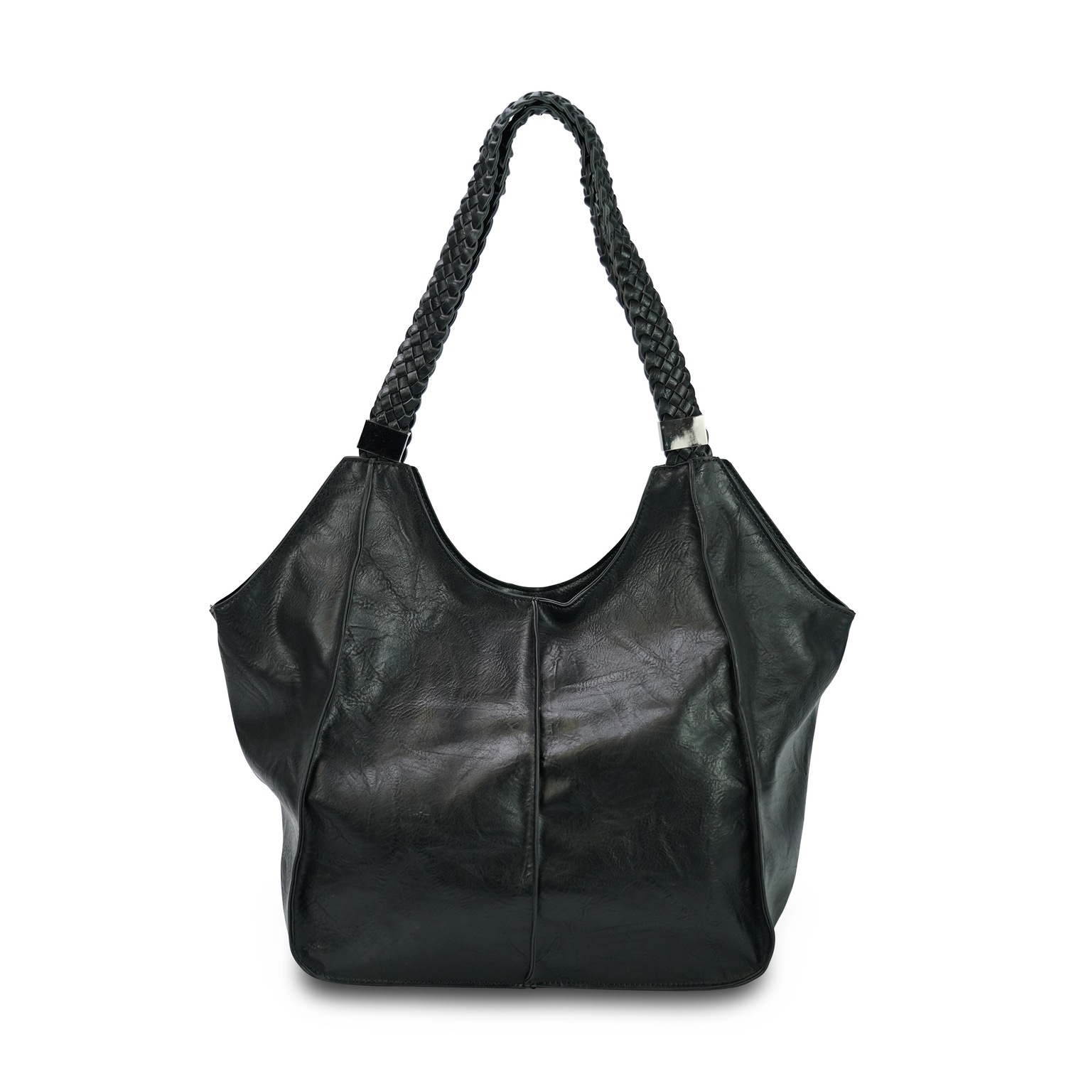 Schultertasche ZOELLA geflochtene Henkel