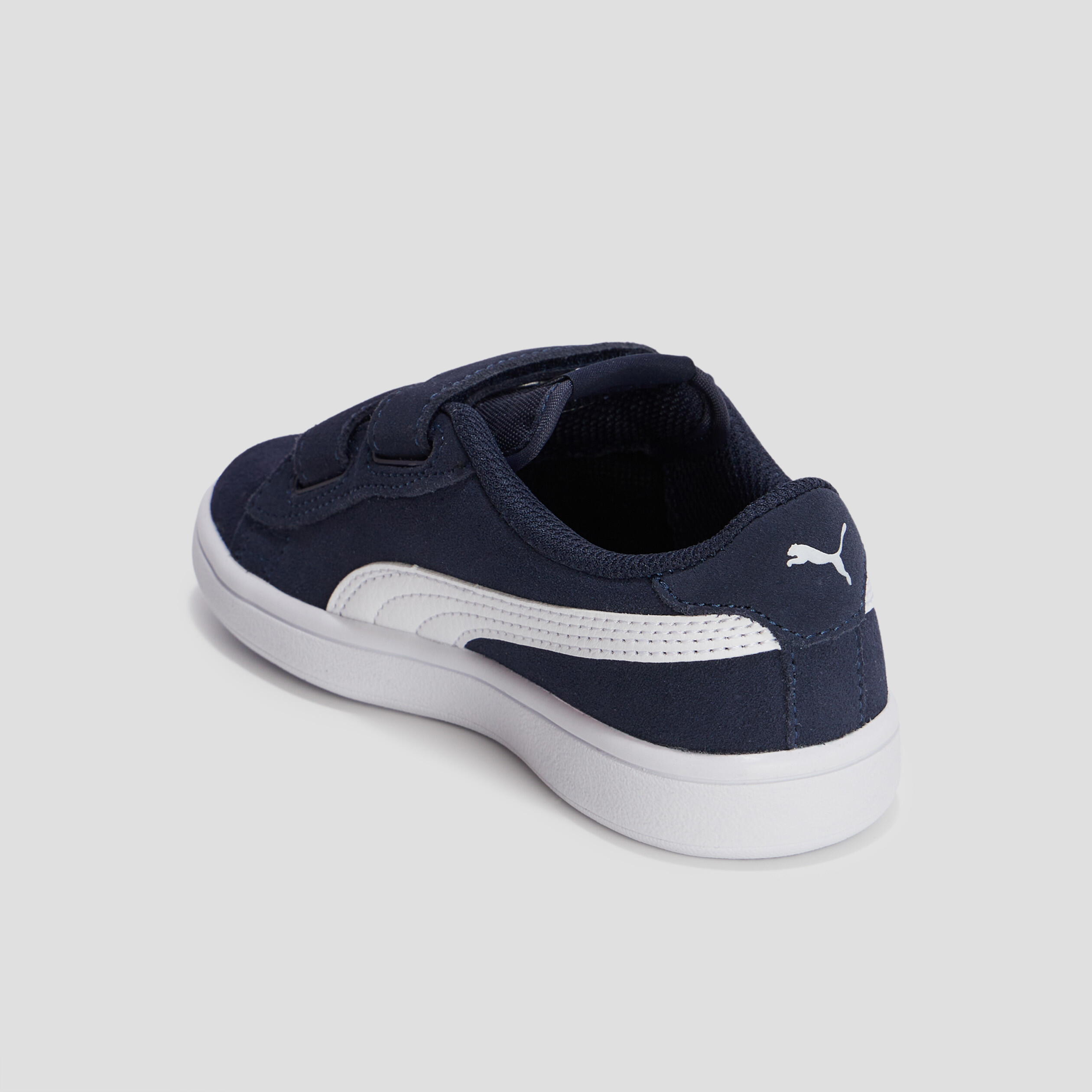 Tennis à scratchs Smash V2 SD Puma bleu marine garçon | La Halle