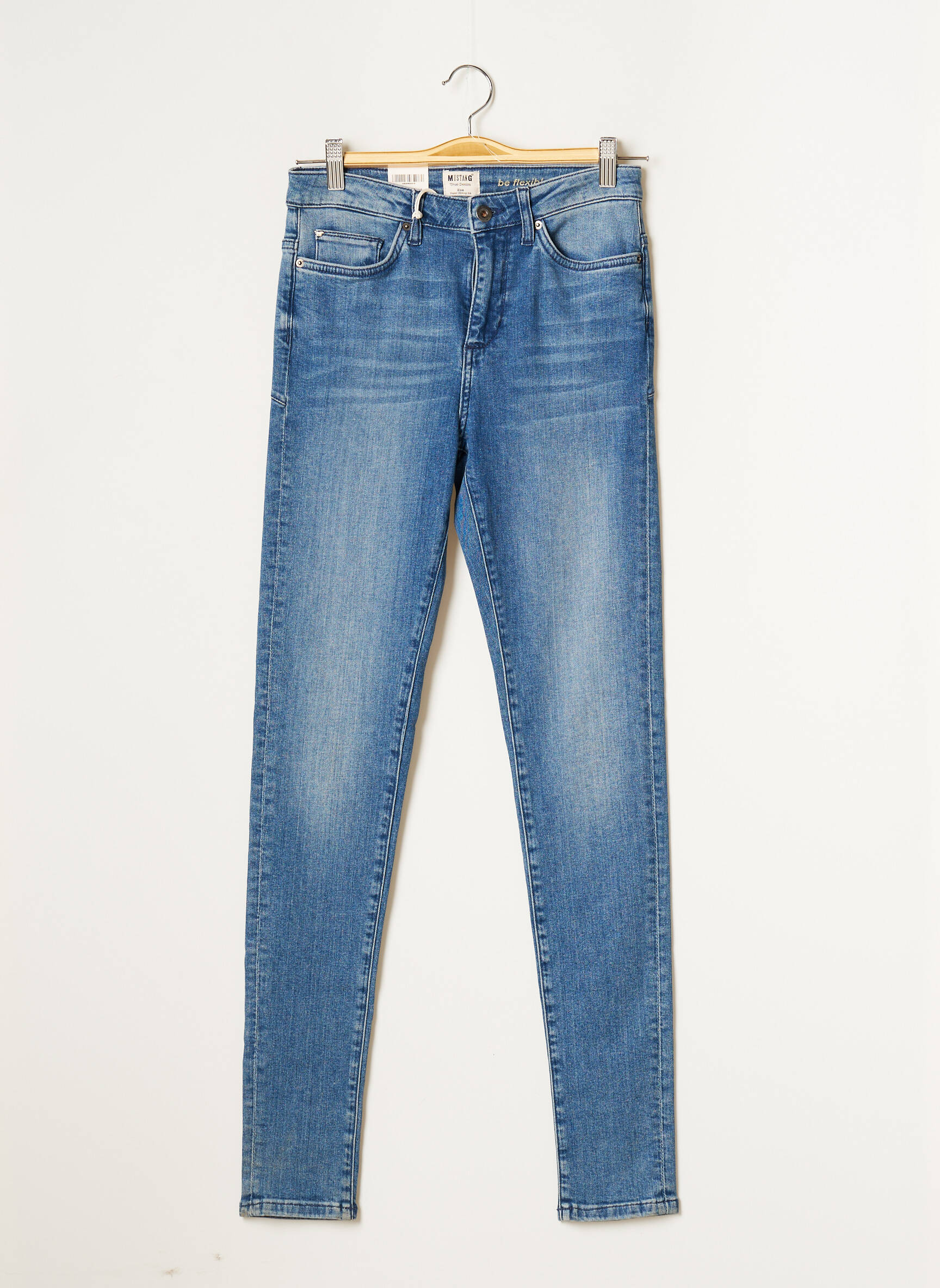 Mustang Jeans Skinny Femme couleur bleu