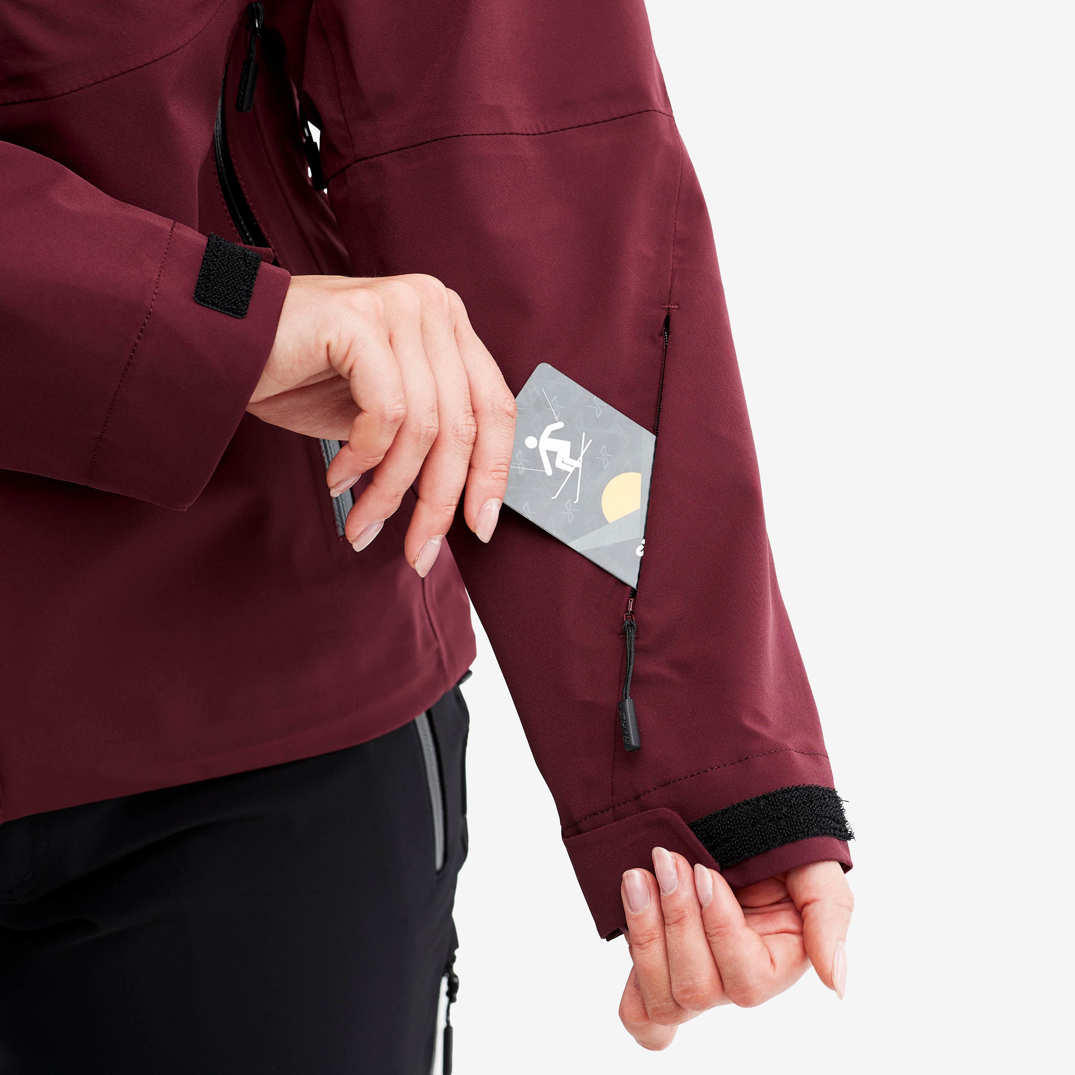 Cyclone Rescue Jacket 2.0 Femme Burgundy