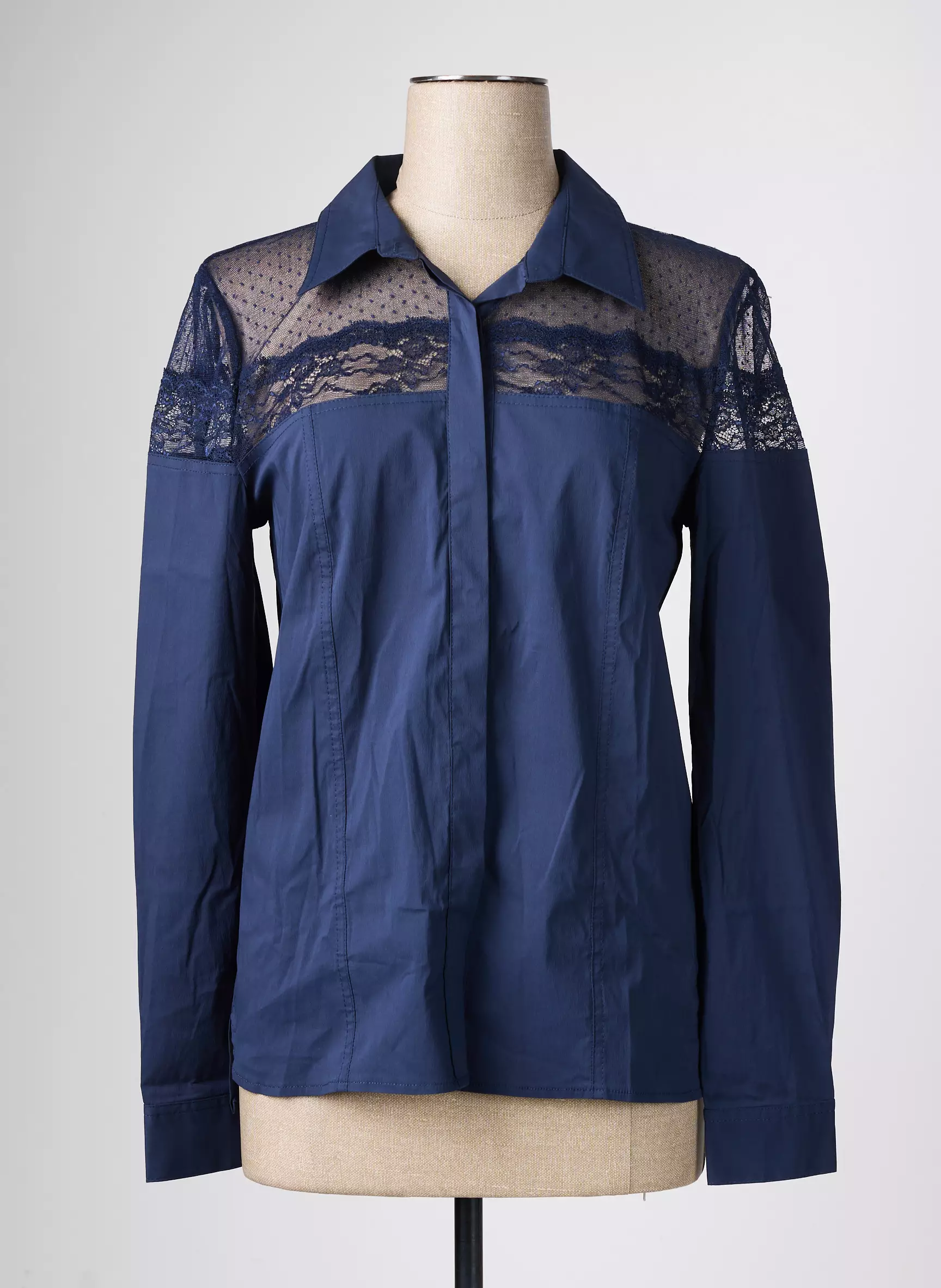 Lauren Vidal Chemisiers Femme couleur bleu