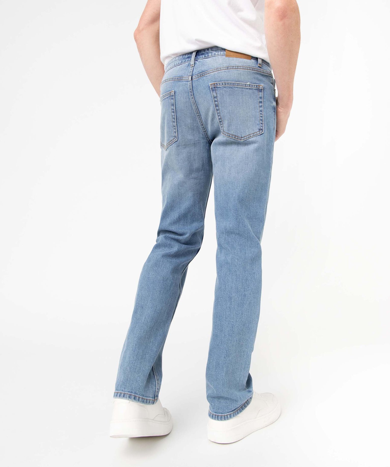 Jean homme coupe regular coloris délavé stone | GEMO