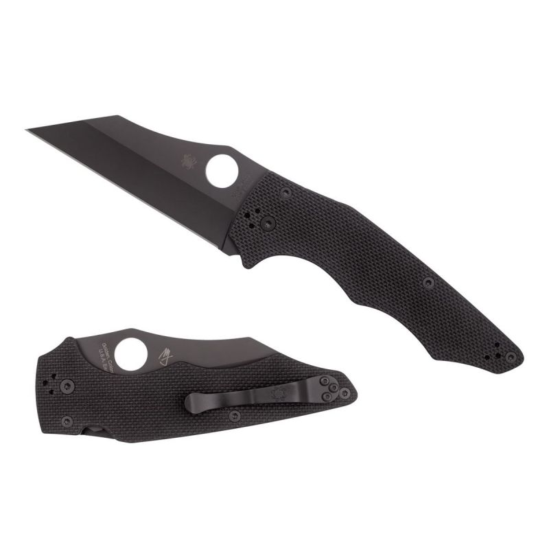 Spyderco Yojumbo Black Blade G-10 Plain C253GPBBK