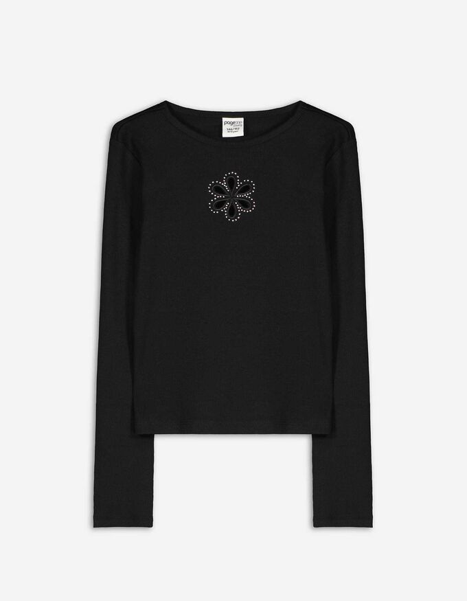 Langarmshirt - Cropped