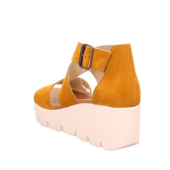 PAUL GREEN Klassische Sandalen gelb