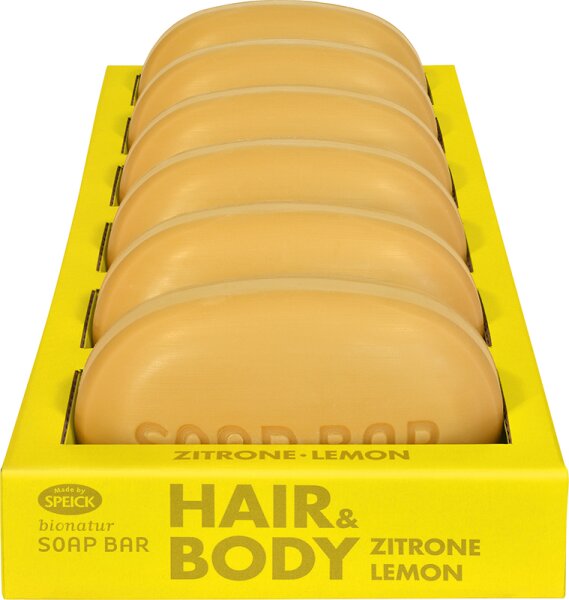 Speick Naturkosmetik Made by Speick Bionatur Soap Bar Zitrone Festes Shampoo