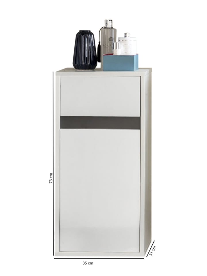 ebuy24 Badschrank Sol Weiß 35 x 31 cm günstig kaufen onesize