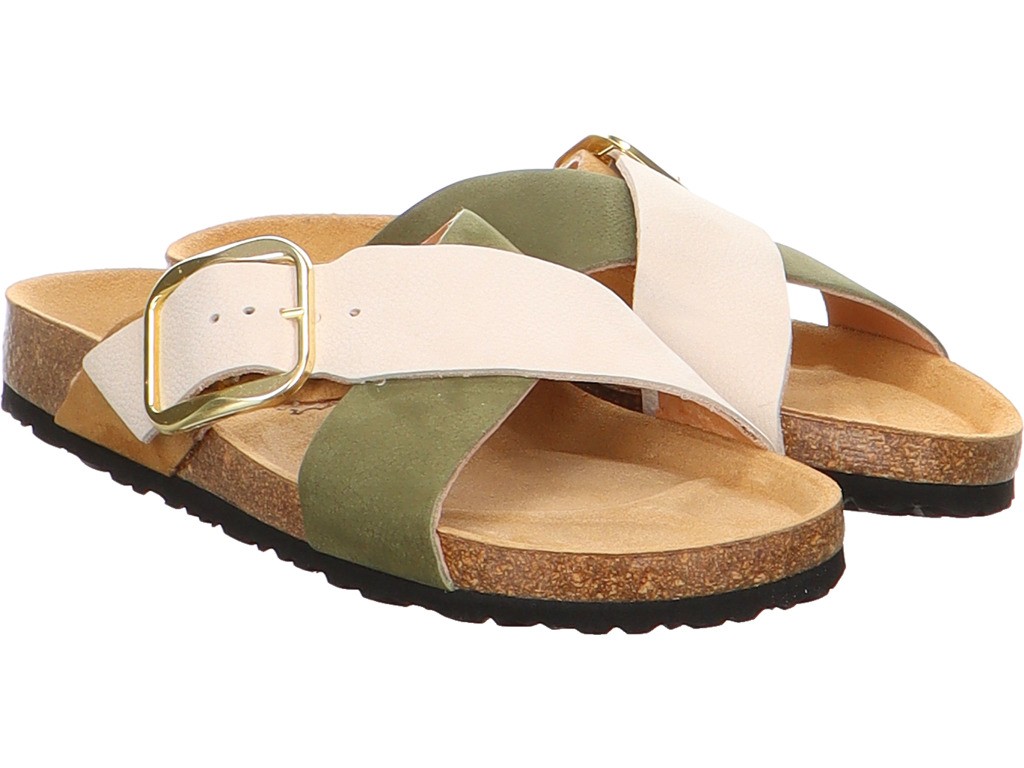 TAMARIS Komfort Sandalen beige Da.-Pantolette
